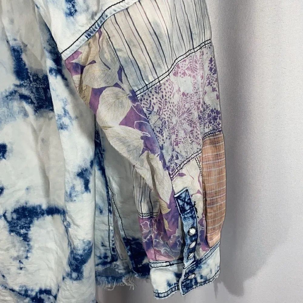 FREE PEOPLE SUNSHINE COAST PATCHWORK TOP NWT - Picture 12 of 12